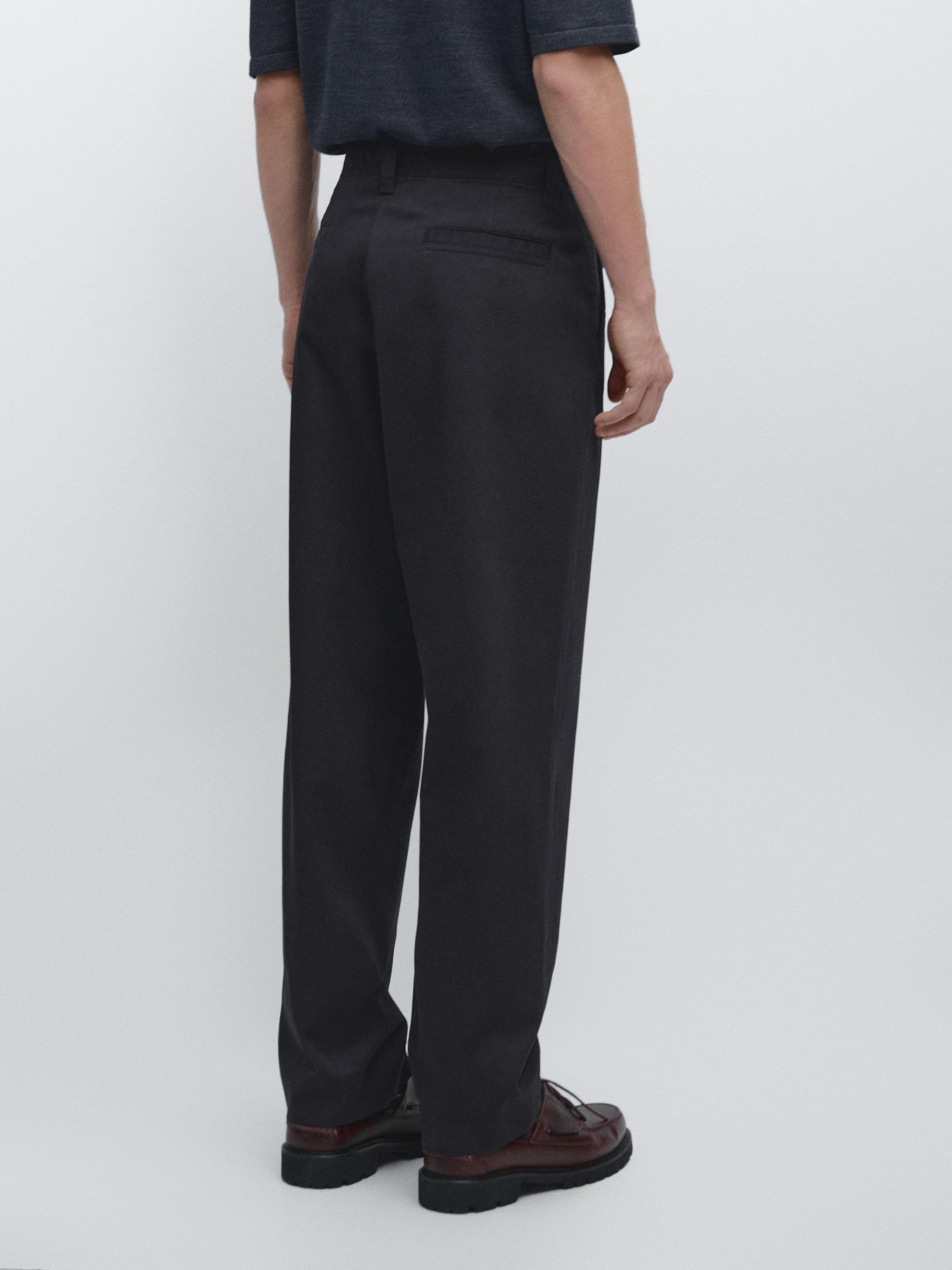 Pantalon relaxed fit en coton
